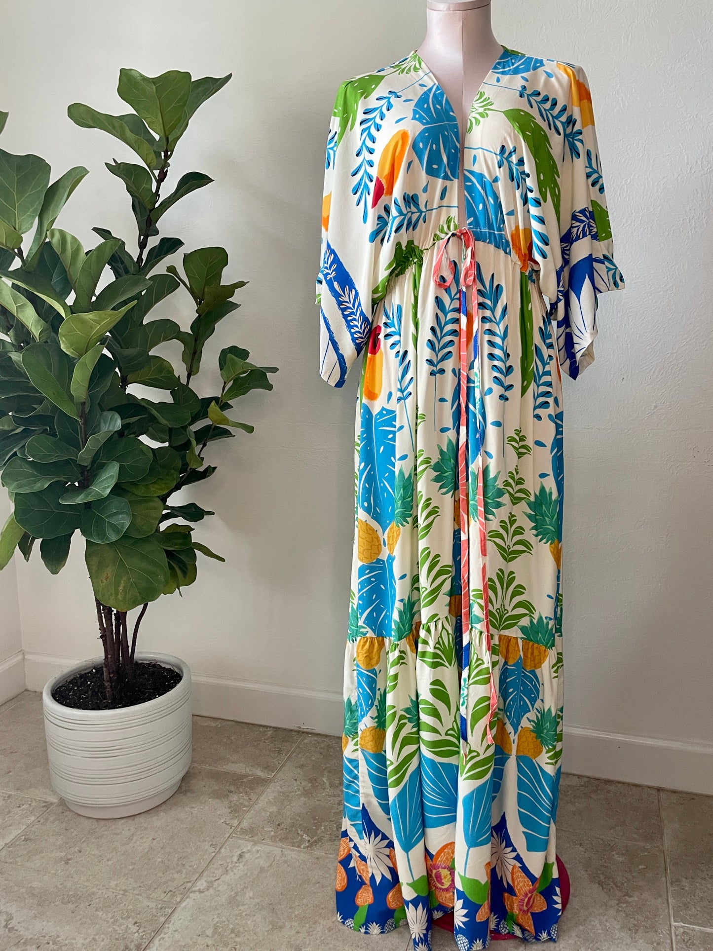 Tropical Maxi Dress